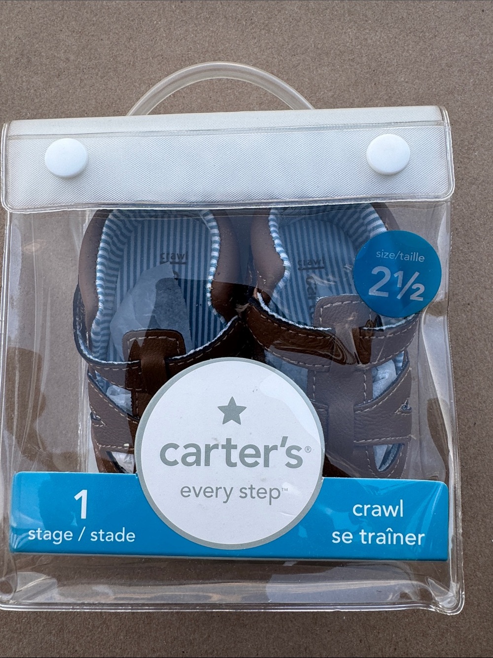 carter's Brown Baby Sandals - 2½